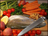 Grilled Salmon with Mustard and Herbs recipe