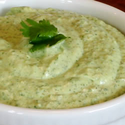 Cilantro Cream Sauce recipe